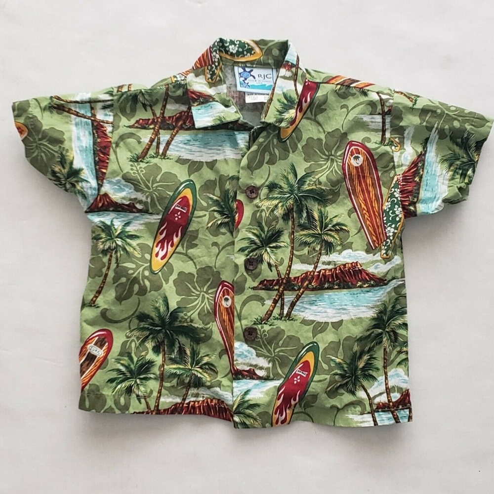 RJC Boys Toddler Baby Size 24m Hawaiian Shirt